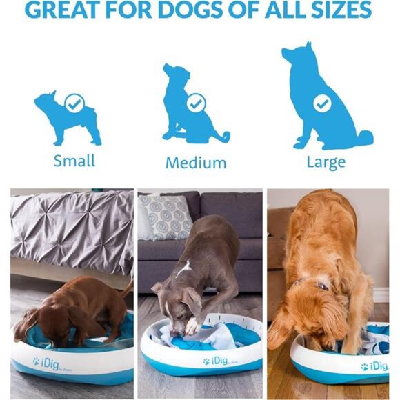 Dog Digging Toy, Interactive Sniff Mat for Dogs, Activity Treat Puzzle - Picture 3 of 7